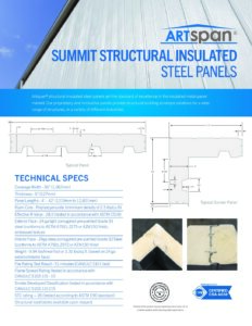 Summit Structural Insulated Steel Panels
